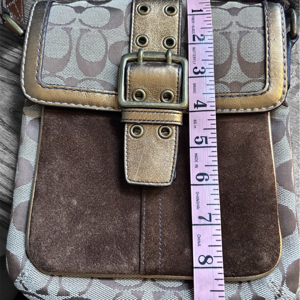 Y2K COACH - Legacy Zip Top Crossbody- E04U-1568, MADE IN USA 🇺🇸 2001 - NICE - Picture 4 of 9